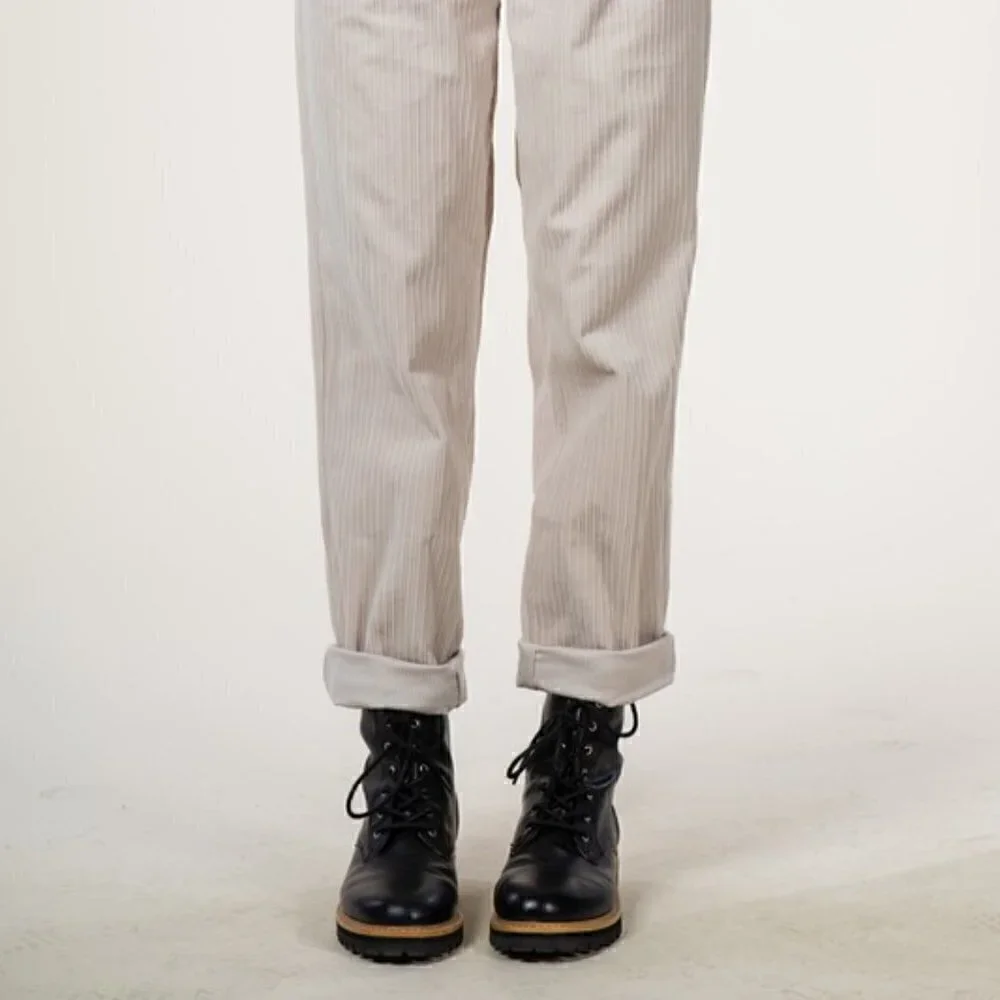 HIGH Waist Paperbag Corduroy Baggy Pants - Picture 2 of 7